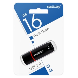 Накопитель USB 16Gb Smart Buy Crown Black