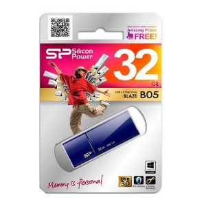 Накопитель USB 32Gb Silicon Power Blaze B05 Blue 3.0