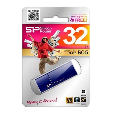 Накопитель USB 32Gb Silicon Power Blaze B05 Blue 3.0