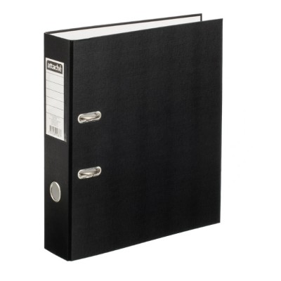 Папка-регистратор 75мм Attache черная