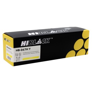 Картридж 067H для Canon i-Sensys LBP-631/633/MF651 желтый Hi-Black