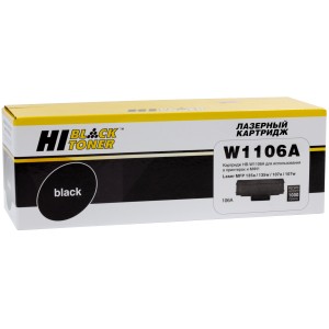 Картридж W1106A для HP Laser 107a/r/135a/137fnw с чипом Hi-Black