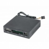 Карт-ридер Buddy CR-003 Чёрный Retail (Внутренний 3.5": CF/XD/MS/M2/SD/MicroSD 1xUSB)