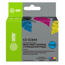 Картридж Cactus CS-CC644 №121XL для HP Deskjet D2563/F4283 цветной