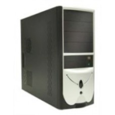Корпус Foxconn TLA-436 silver/black 450W ATX USB2.0 audio mic fan AirDuct