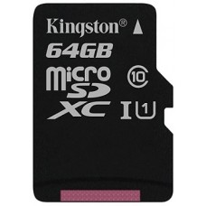 Карта памяти micro SD 64 GB Kingston UHS-I Class 10