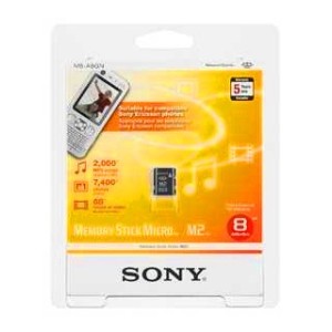 Карта памяти Memory Stick Micro 4 Gb M2 Sony