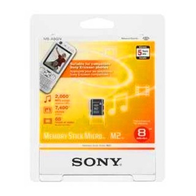 Карта памяти Memory Stick Micro 4 Gb M2 Sony