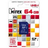 Карта памяти micro SD 64 GB Mirex Class 10 c адаптером