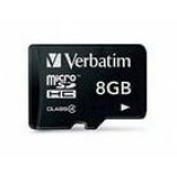 Карта памяти micro SD 8 GB Class 10 Verbatim