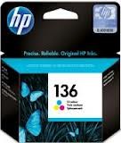 Картридж HP 136 (C9361HE) для HP DJ 6313/5443/4163/3183/2573/PSC1513, цветной